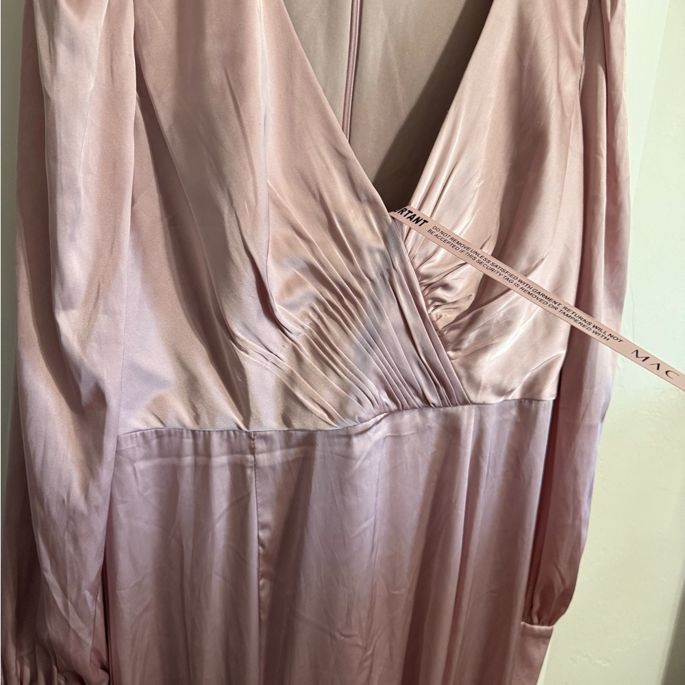 Ieena by Mac Duggal Ruched Bishop Sleeve Gown NEW - Picture 10 of 14